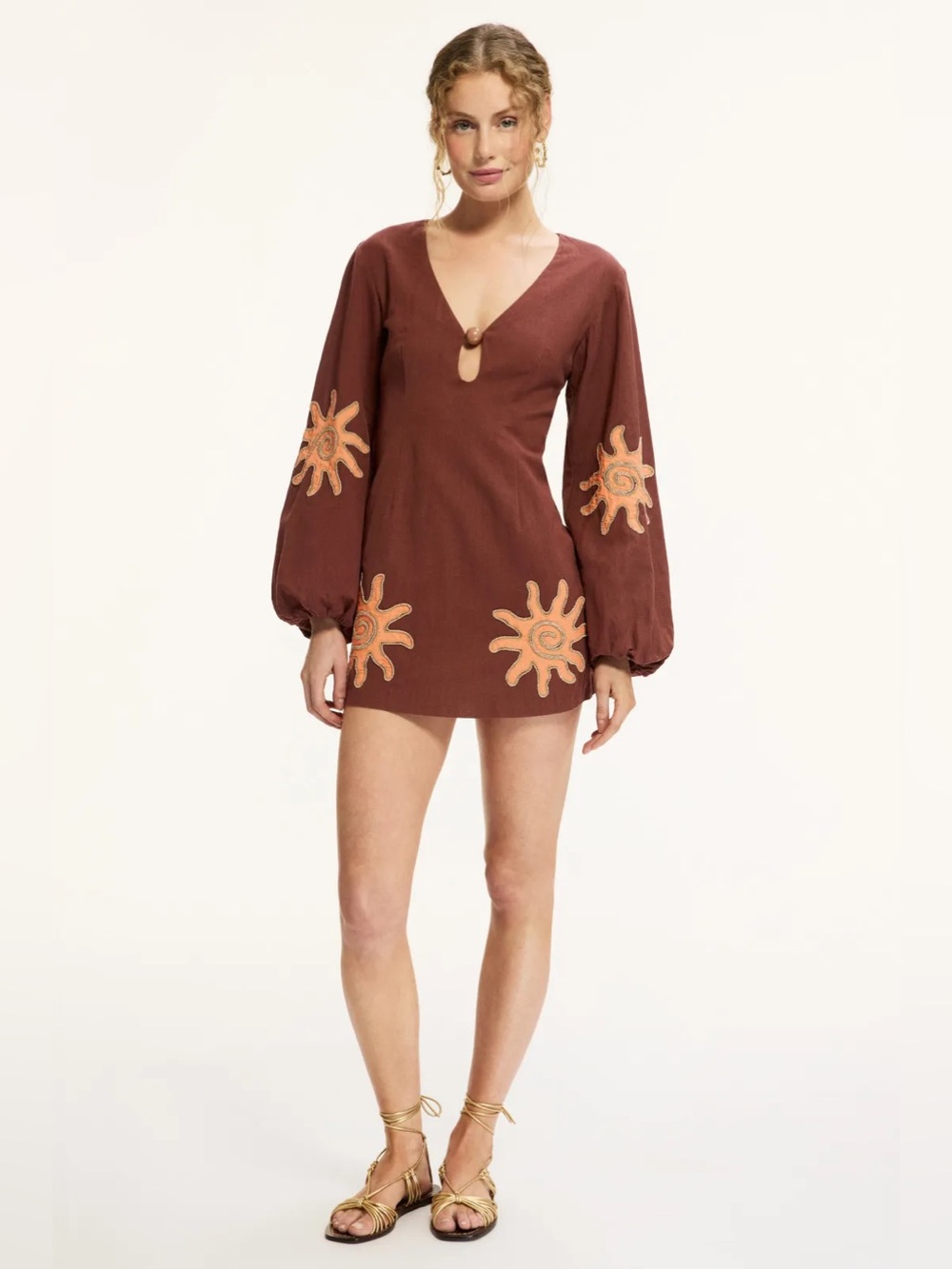*Flawed RTR The Wolf Gang Sueno Long Sleeve Mini Dress (0423)